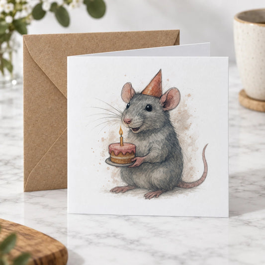Rat Greeting Card – Hero