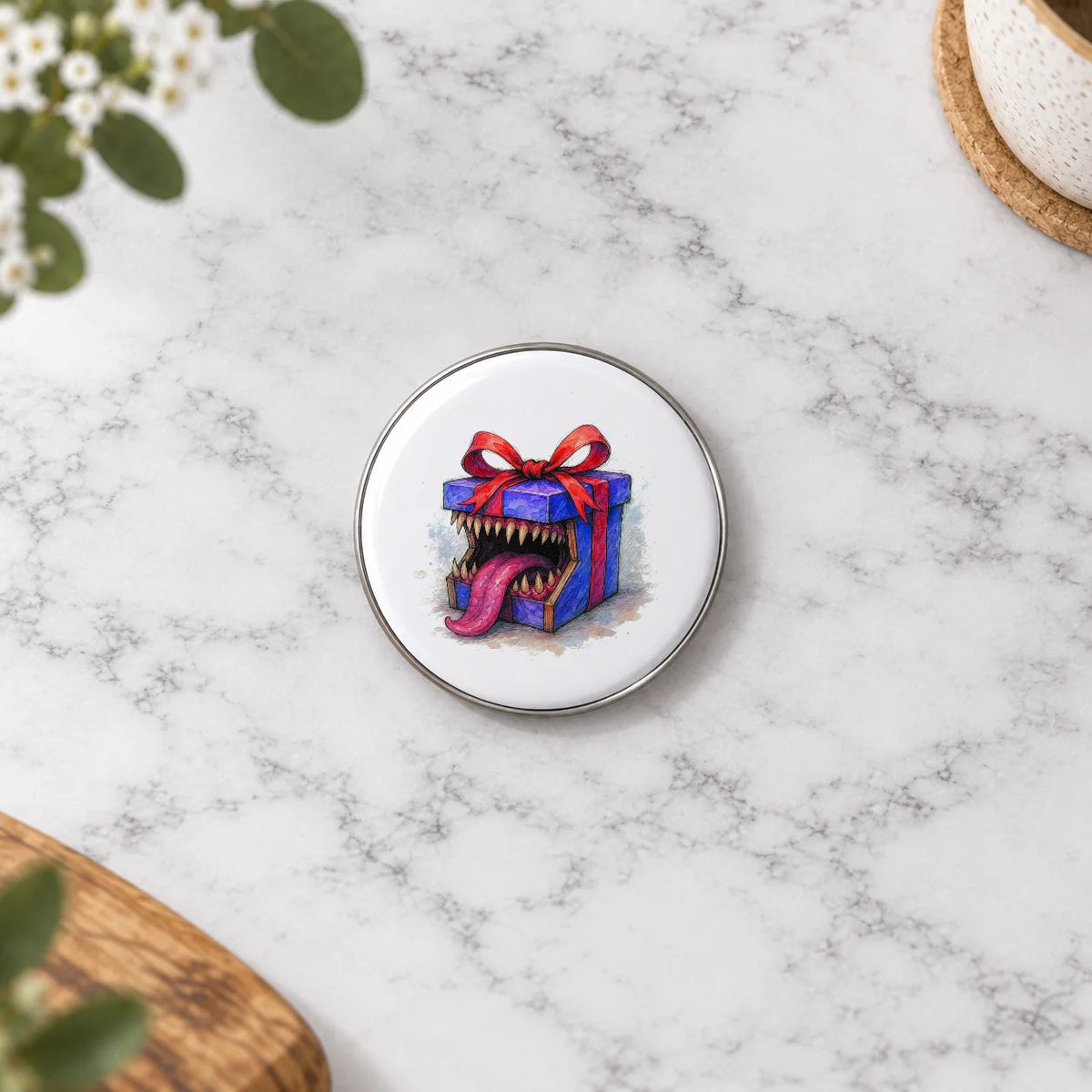 Tabletop Monster Greeting Card – Badge Small