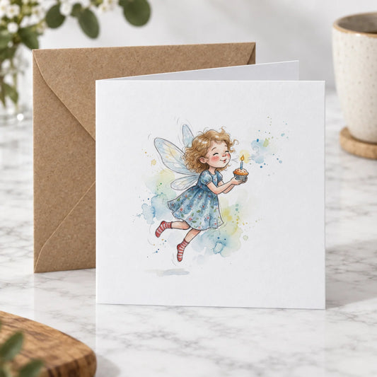 Fairy Cupcake Greeting Card – Hero