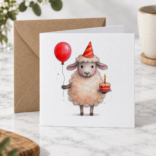 Sheep Greeting Card – Hero