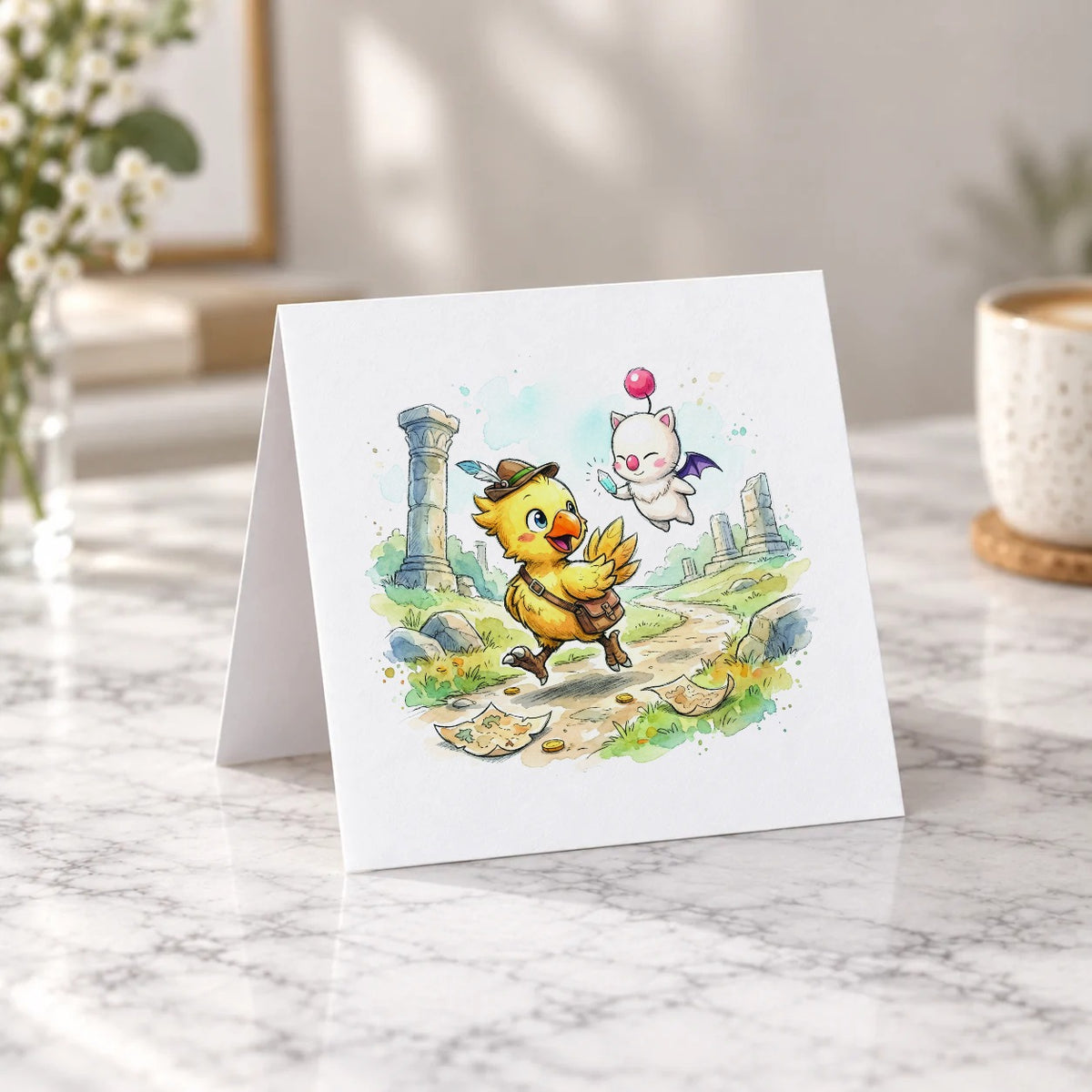 Fantasy Adventure Greeting Card – Tent Fold