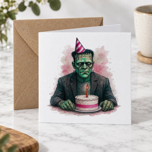 Classic Monster Greeting Card – Hero