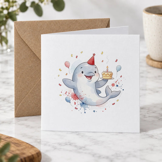 Dolphin Greeting Card – Hero