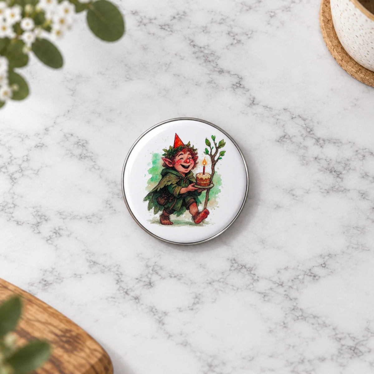 Halfling Greeting Card – Badge Small
