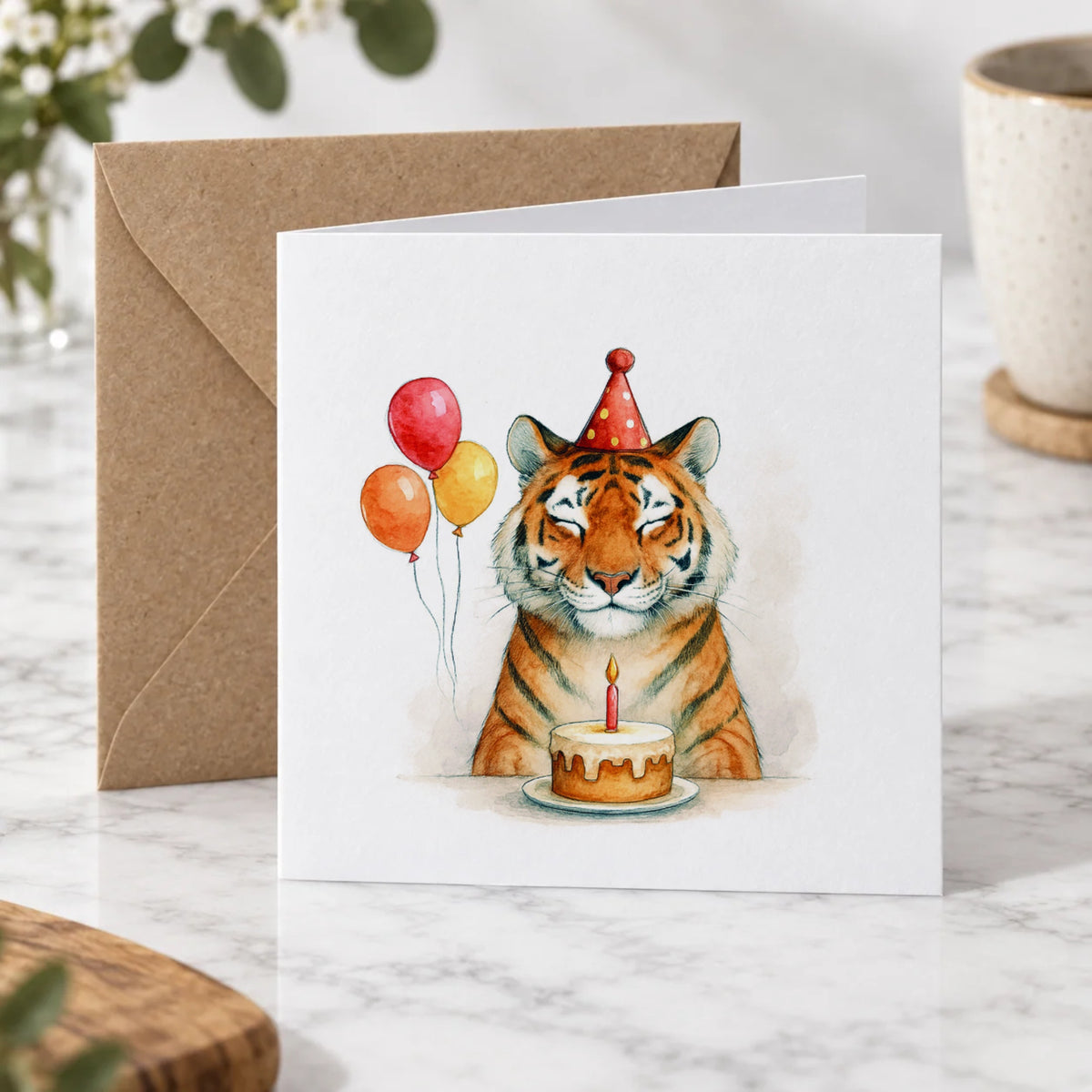 Tiger Greeting Card – Hero