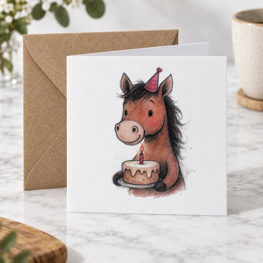 Horse Greeting Card – Hero