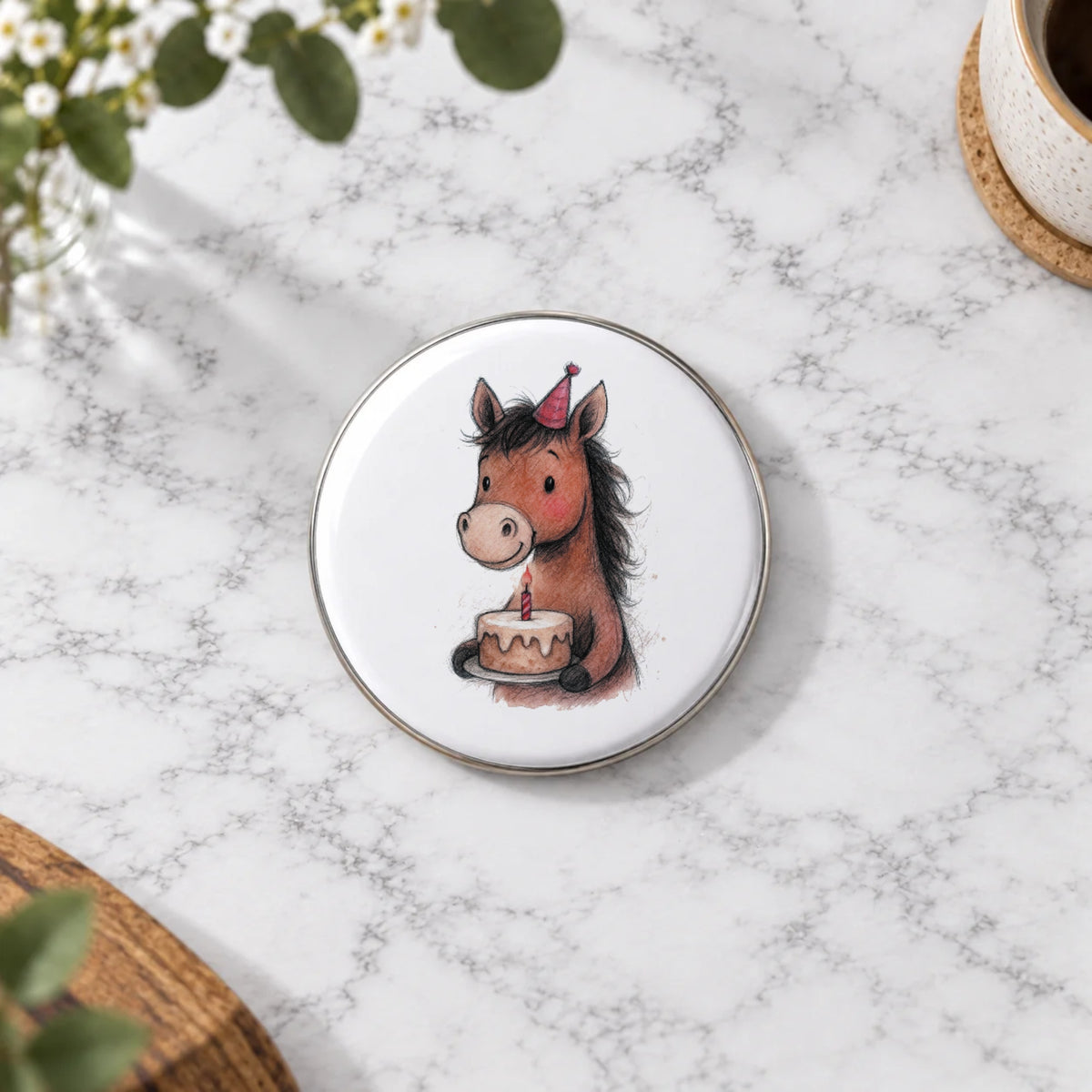Horse Greeting Card – Badge Large