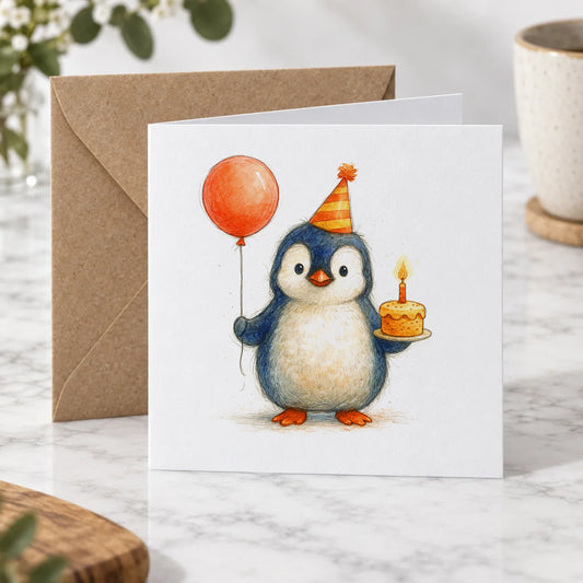 Penguin Greeting Card – Hero