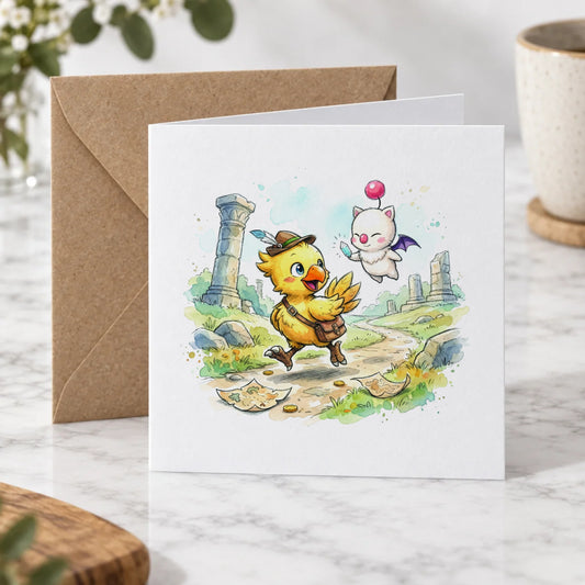 Fantasy Explorer Greeting Card – Hero