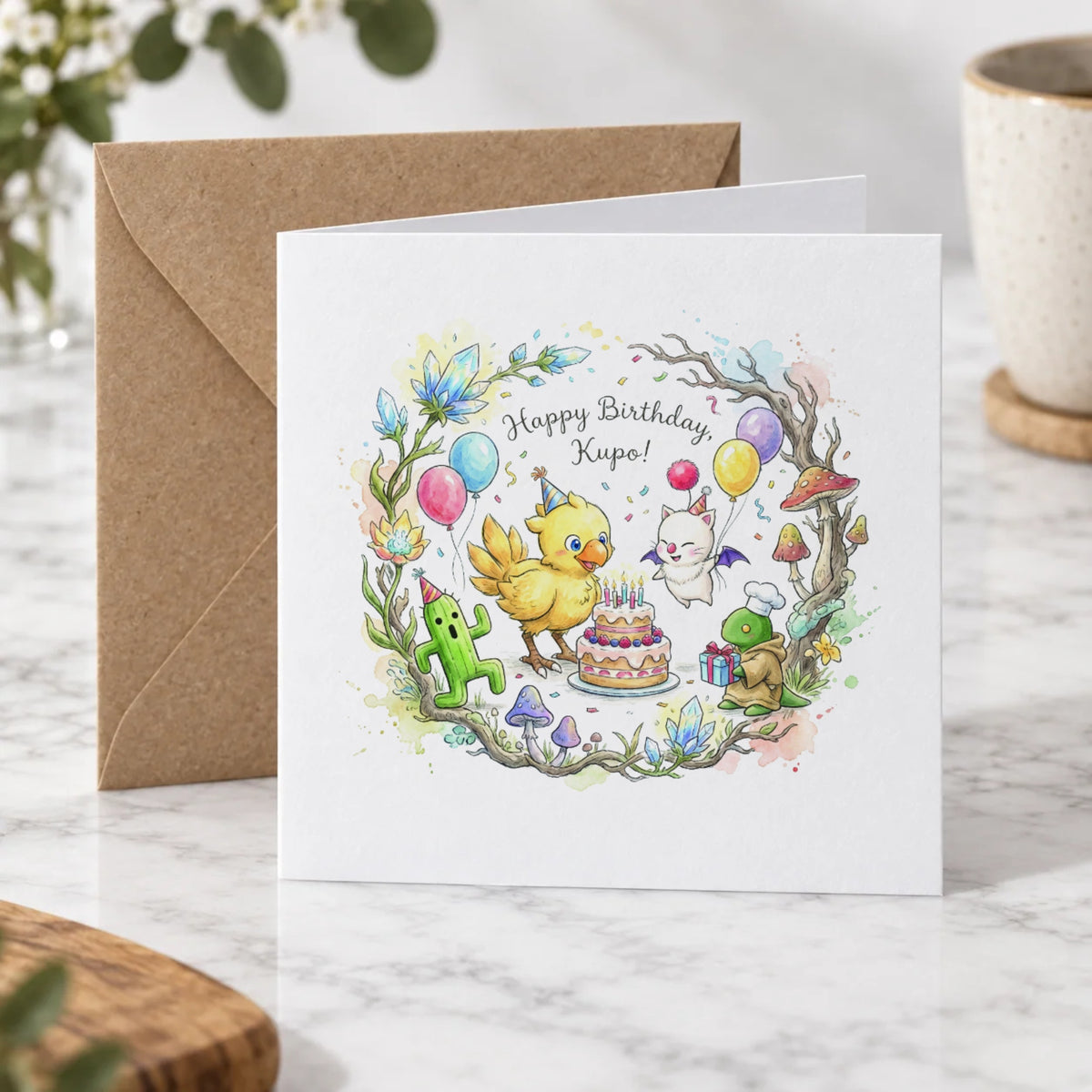 Fantasy Party Greeting Card – Hero