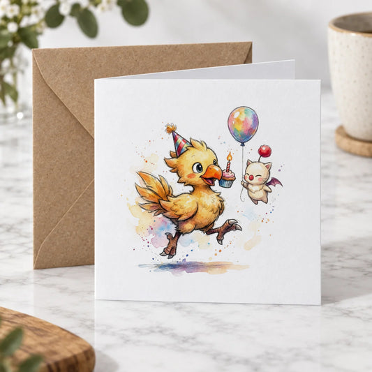 Fantasy Bird Greeting Card – Hero