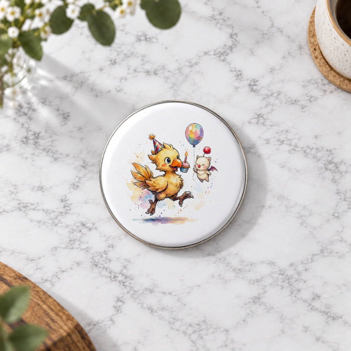 Fantasy Bird Greeting Card – Badge Large