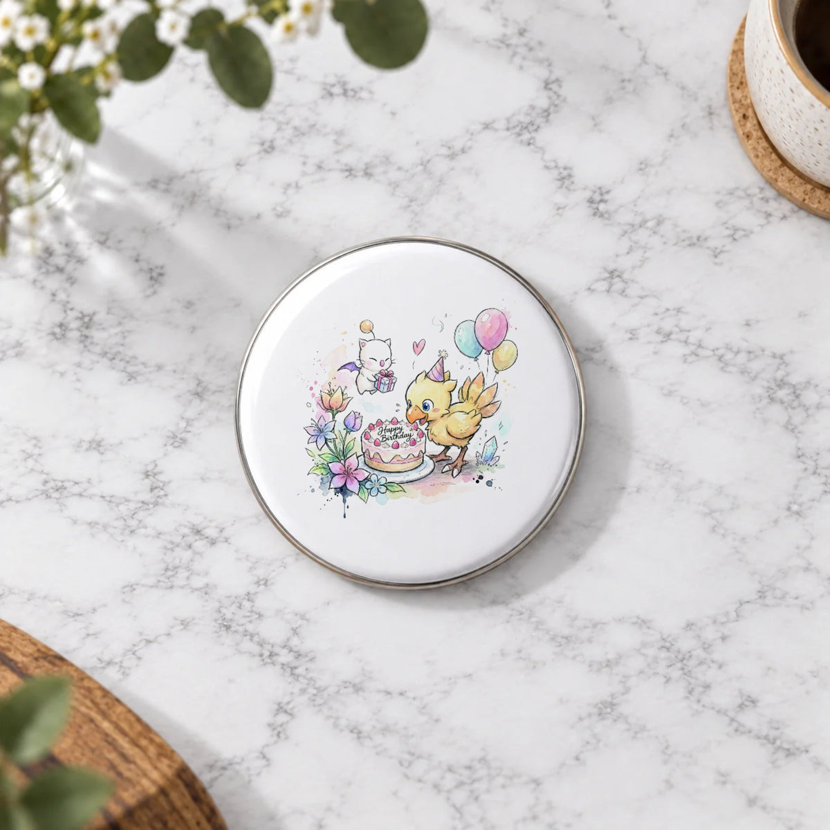 Fantasy Bird Greeting Card – Badge Large