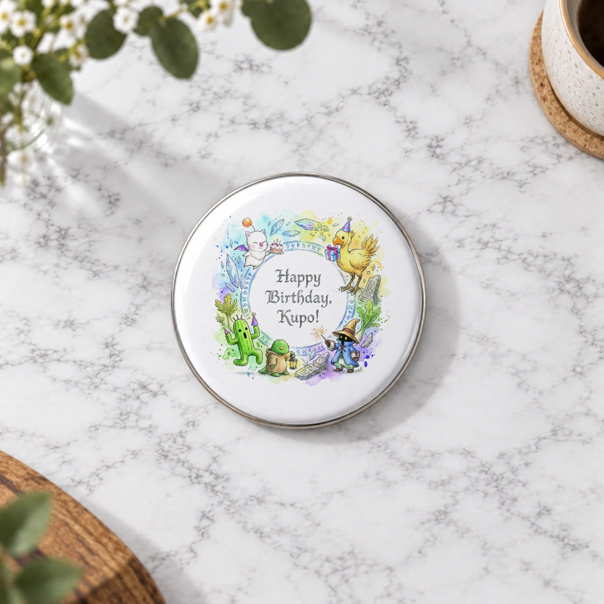 Fantasy Party Greeting Card – Badge Large