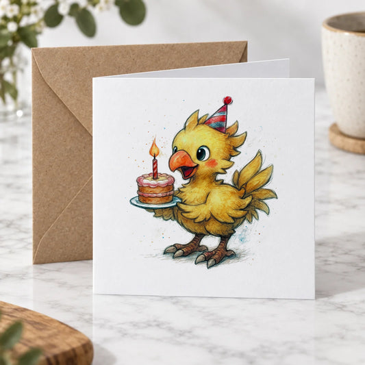Fantasy Bird Greeting Card – Hero