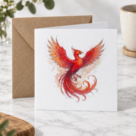 Phoenix Greeting Card – Hero