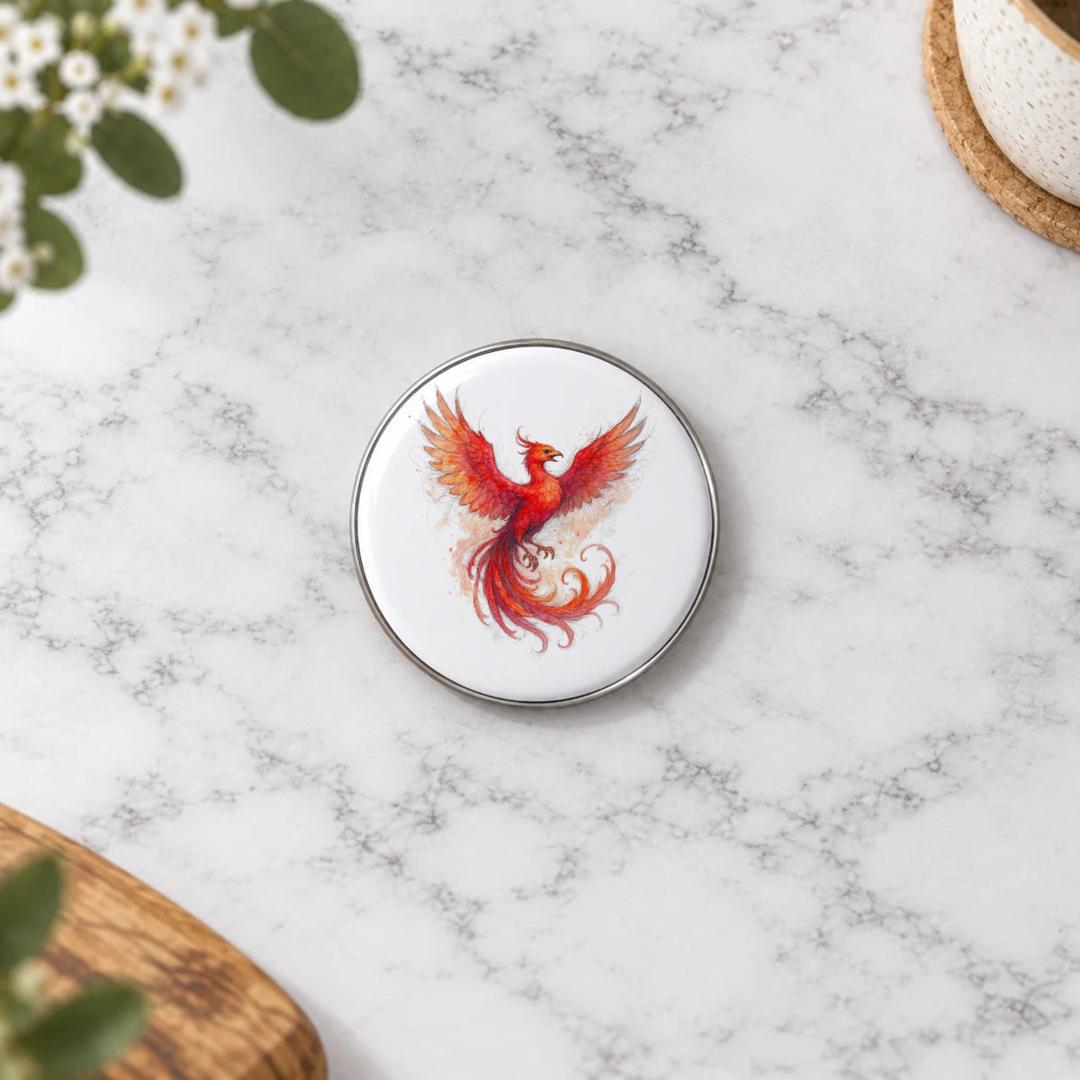Phoenix Greeting Card – Badge Small