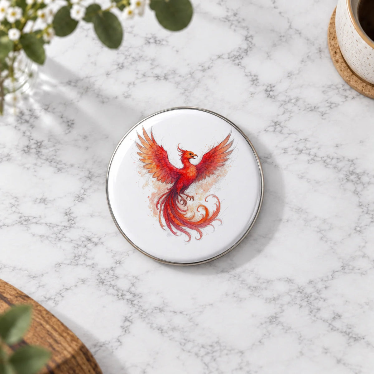 Phoenix Greeting Card – Badge Large