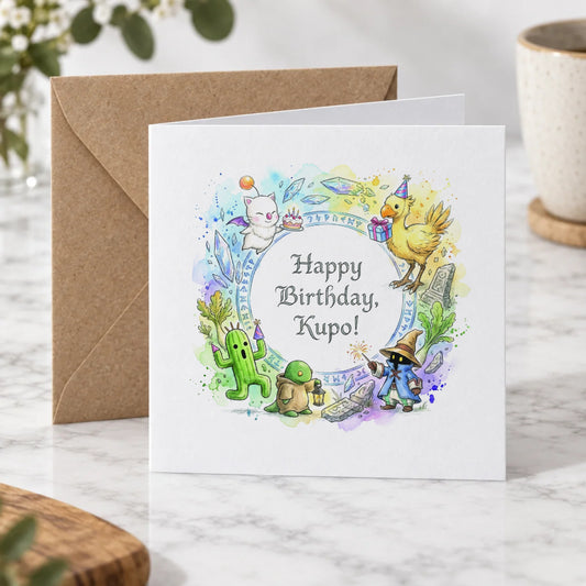 Fantasy Warrior Greeting Card – Hero