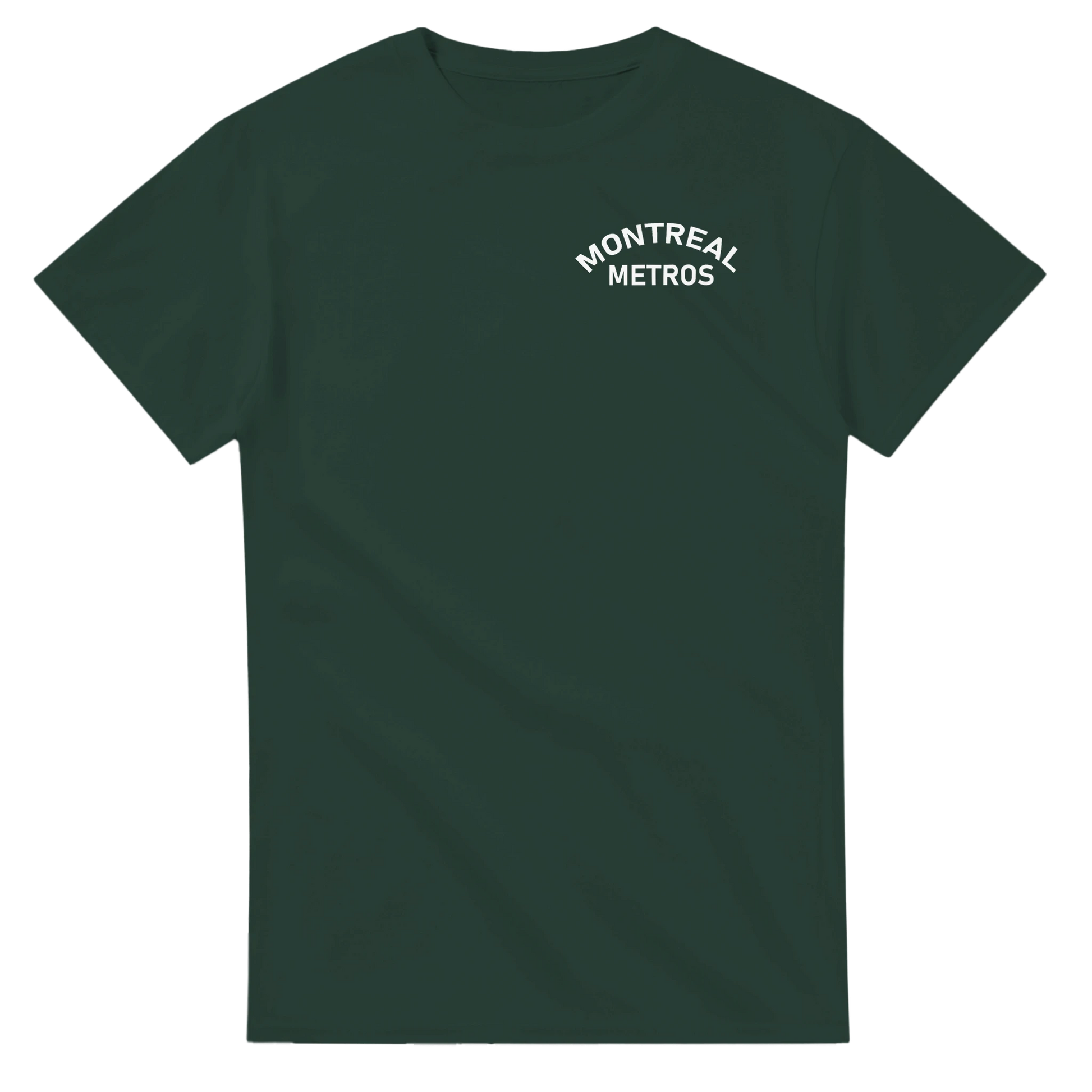 Montreal Metros T-Shirt | Heated Rivalry-Inspired Heavyweight Tee – Forest Green – heavyweight unisex T-shirt