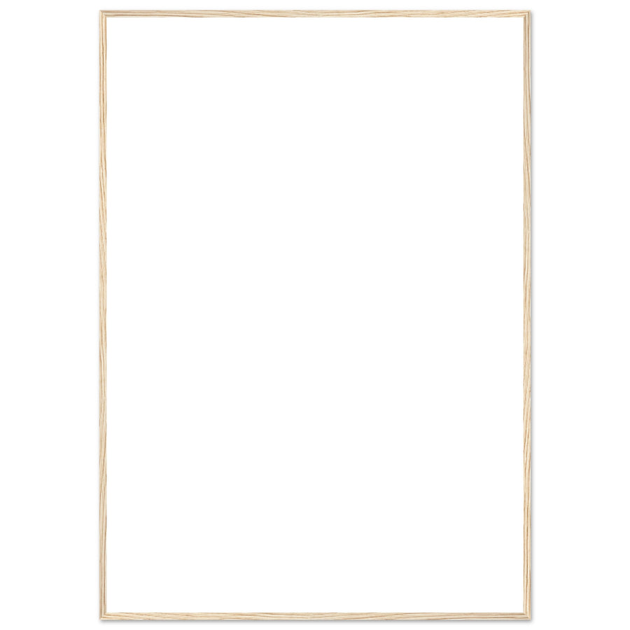 Custom Classic Matte Poster — Wooden Frame