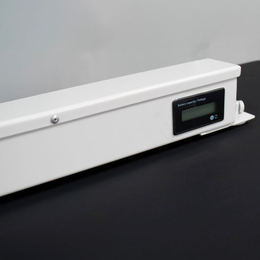 Close-up of the lightbox counter battery conversion kit