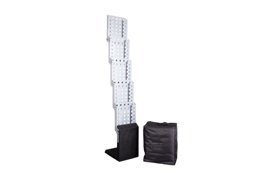 A4 steel cantilever literature stand for brochures at exhibitions and events