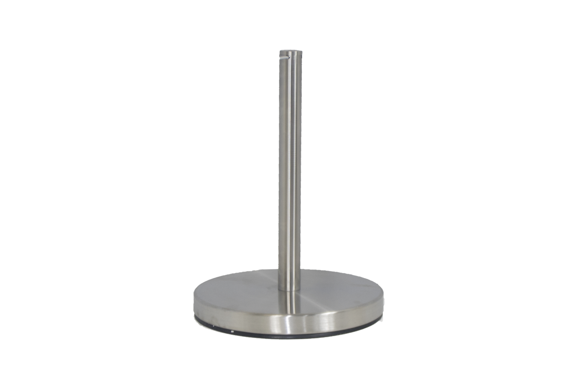 Chrome Cafe Barrier post and weighted base
