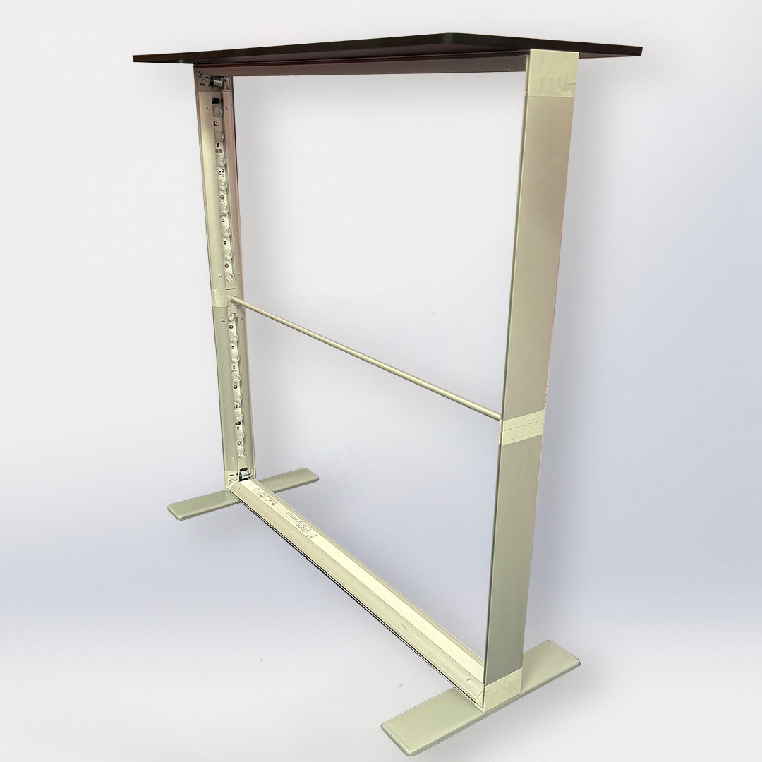 Side view of the FAST-FOLD LED counter frame