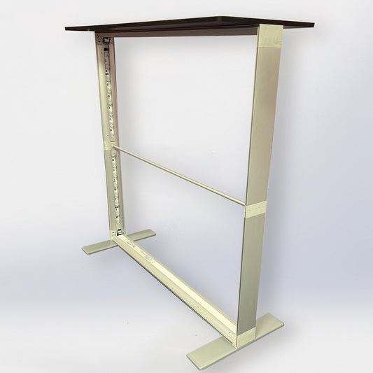 Side view of the FAST-FOLD LED counter frame