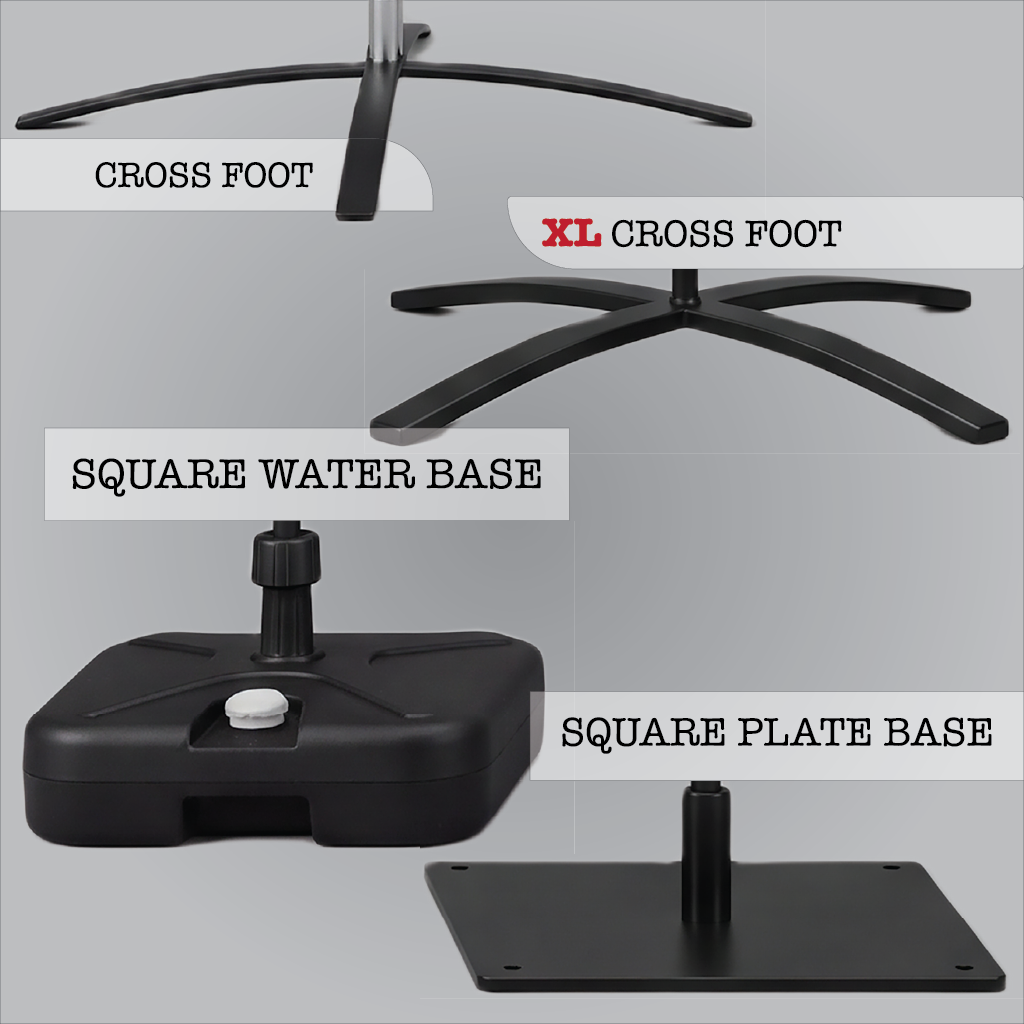 Full Fibre Flag Bases & Supports