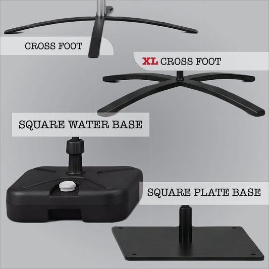 Full Fibre Flag Bases & Supports