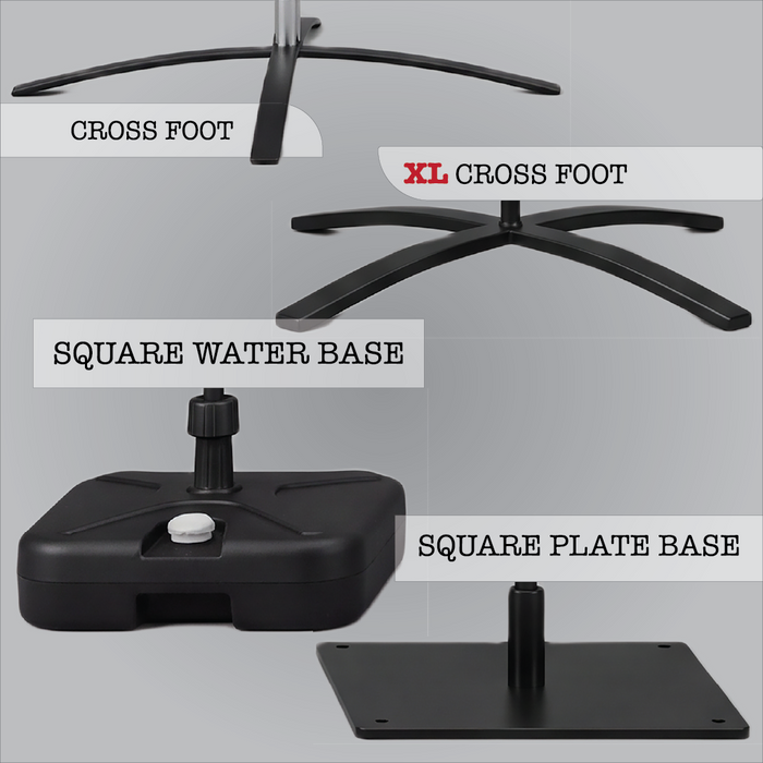 Full Fibre Flag Bases & Supports
