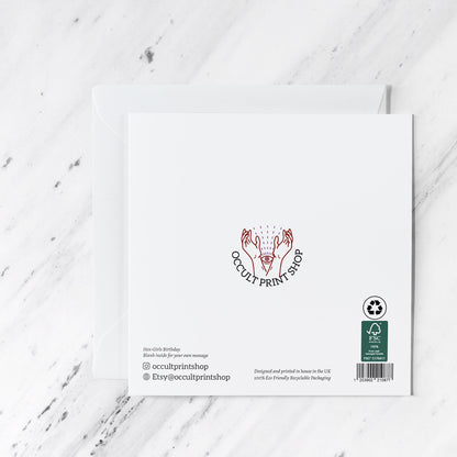 Long Island Cocktail Card – Watercolour Drink Illustration – Handmade Party Greeting – Bold Mixed Drink Birthday Card