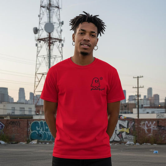 Ghosted by God™ Graphic T-Shirt - Minimal Ghost Streetwear Tee