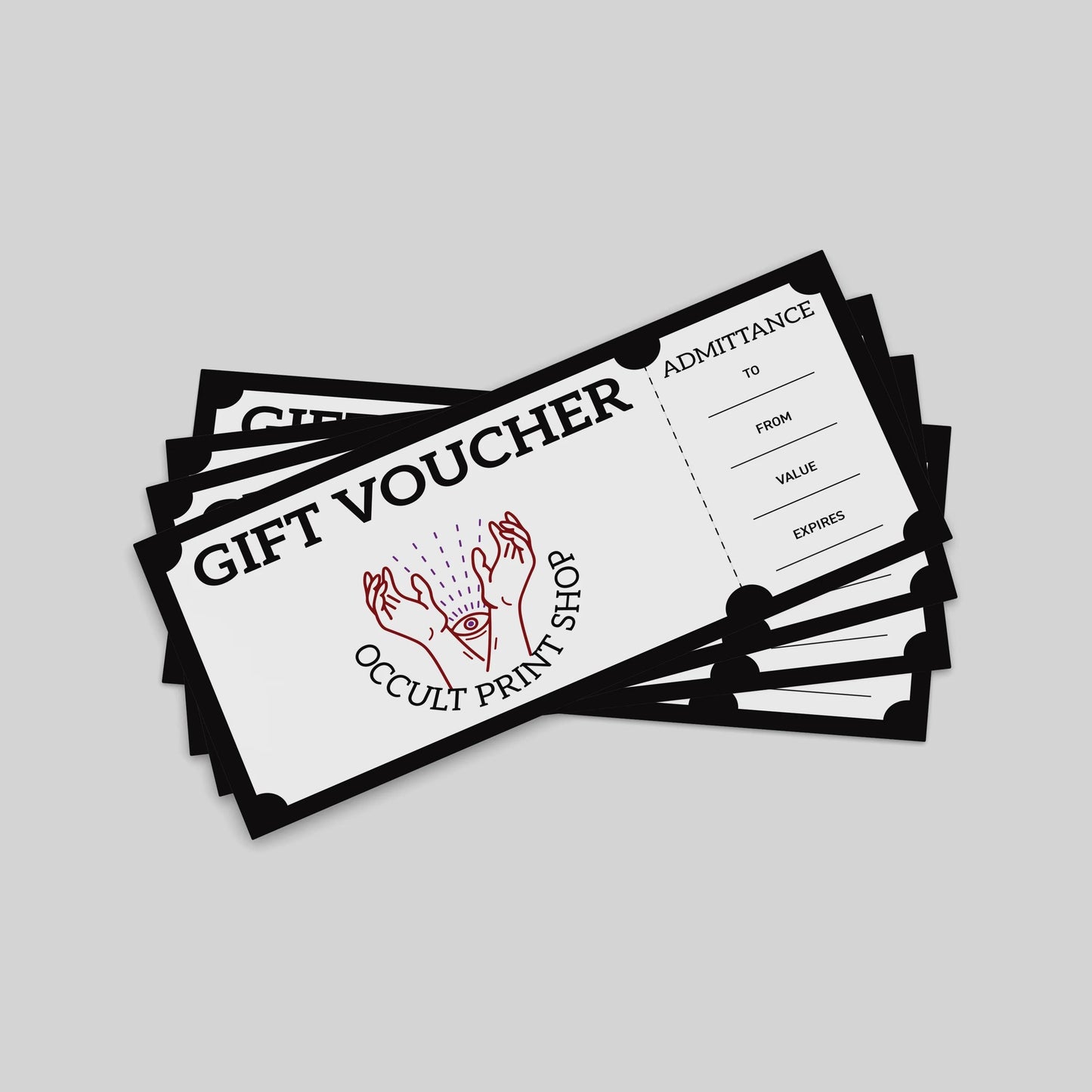 Custom Glossy Gift Vouchers - DL Size, 150gsm Paper, Business Promotions