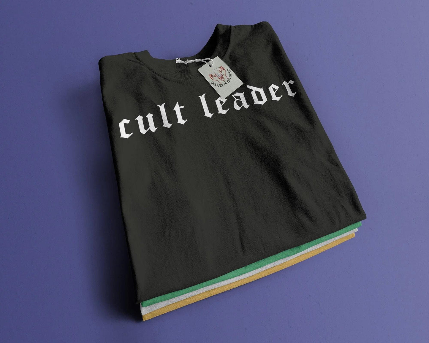 T-shirt with vinyl design - Cult Leader