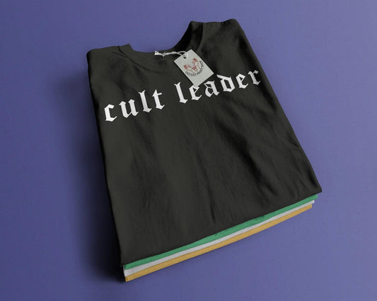 T-shirt with vinyl design - Cult Leader