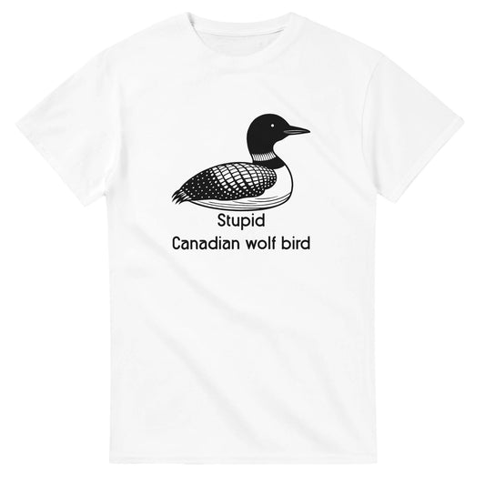 Stupid Canadian Wolf Bird T-Shirt | Heated Rivalry Quote Tee | Game Changers Merch
