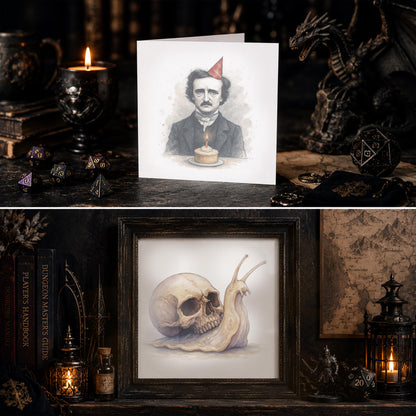 Rabbit and Daffodils Card | Watercolour Illustration | Spring Bunny Greeting Card | Nature Lover Gift
