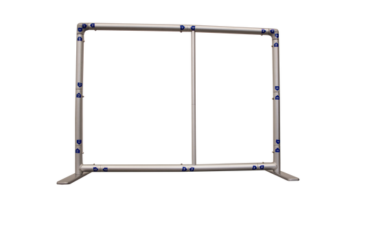 Straight mini tube display frame