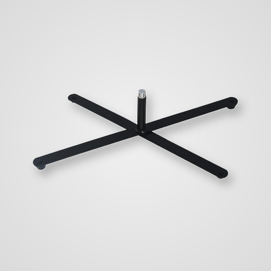 Economy cross-foot flag base