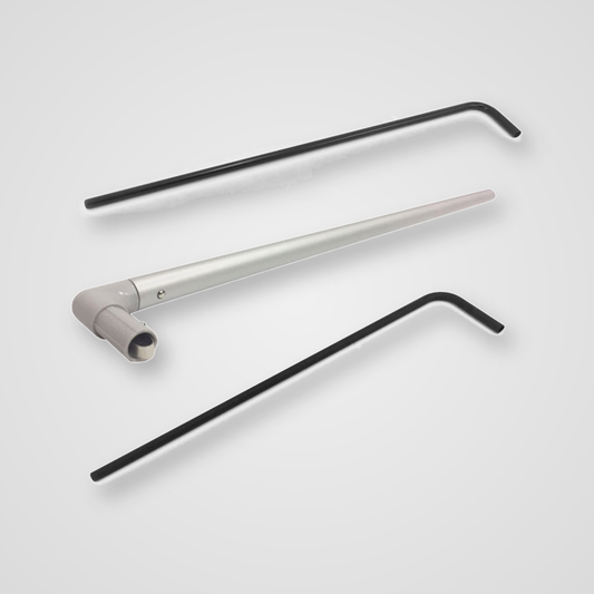 Rectangle flag converter pole set