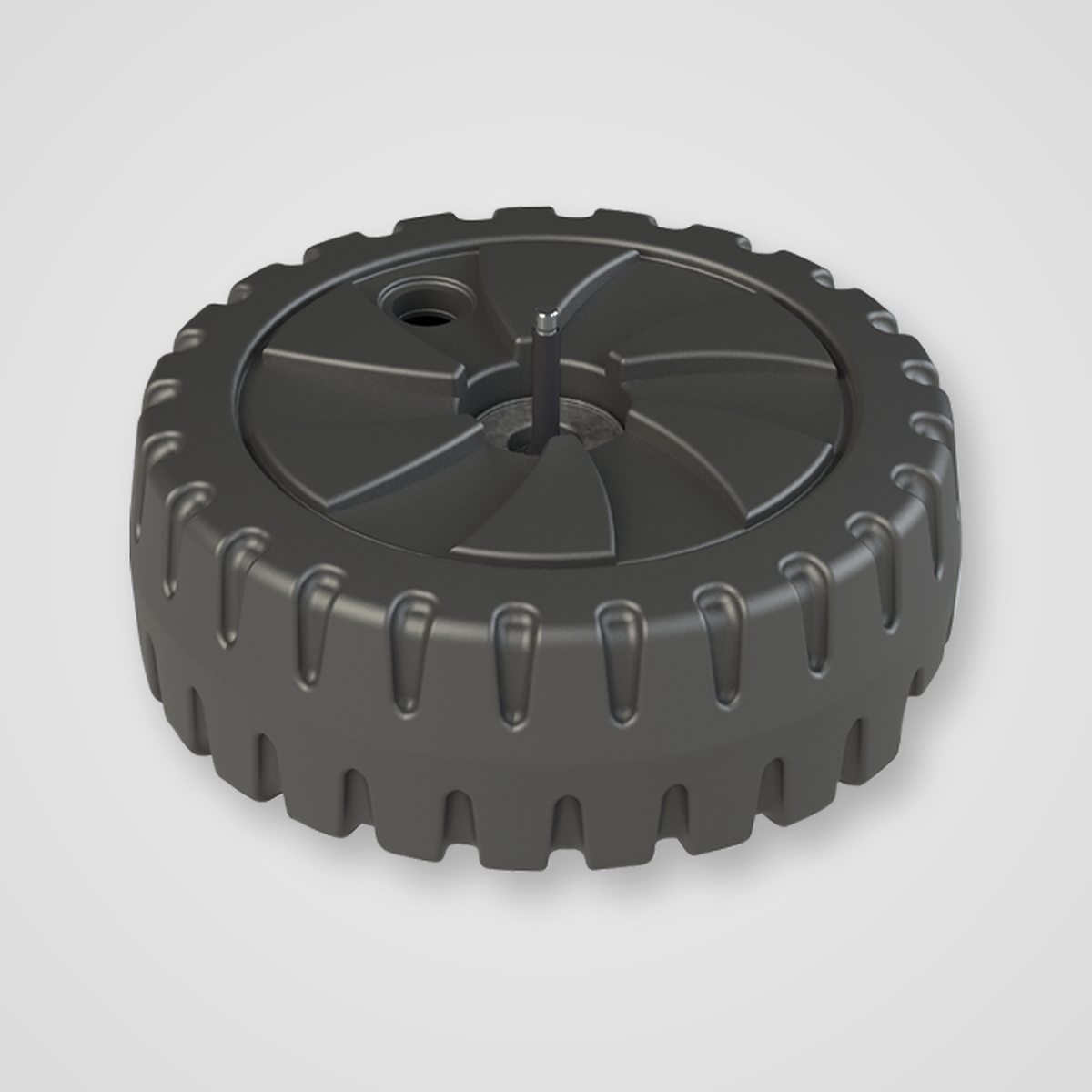 Tyre-style 30 litre water-fillable flag base