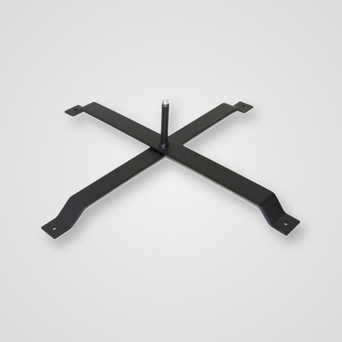 Extra-large cross-foot base for portable promotional flags