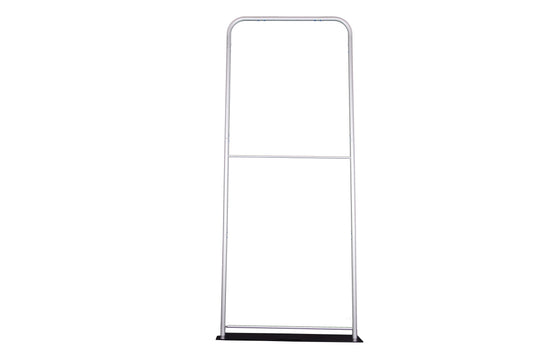 Retail tube display aluminium frame and weighted base