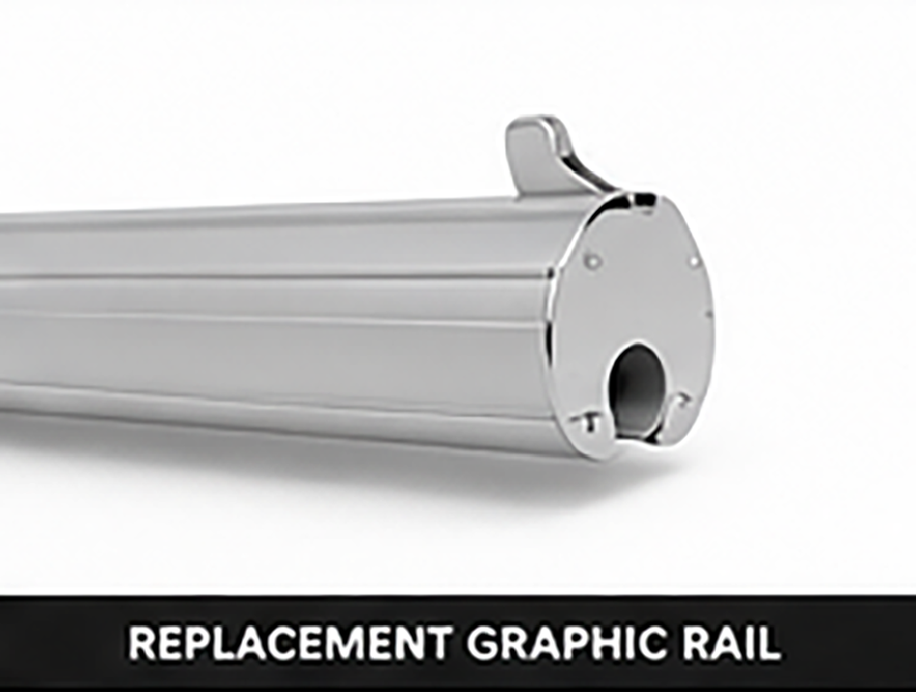 Interchangeable Roller Banner Stand with Custom Printed Graphic