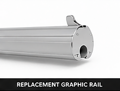 Interchangeable Roller Banner Stand with Custom Printed Graphic