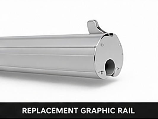 Interchangeable Roller Banner Stand with Custom Printed Graphic