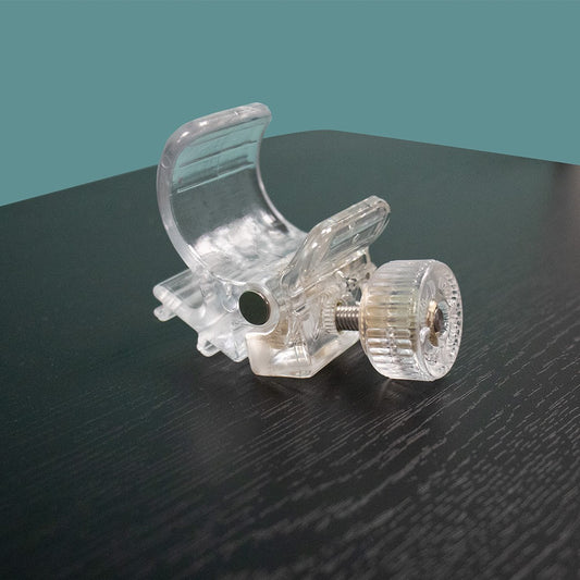 Clear tube light bracket clamp hardware